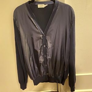 Moncler Large Navy Cardigan